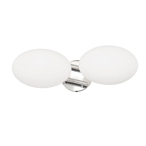 Lighting - Bath And Vanity Wagner 2 Light Bath Bracket // Polished Nickel 