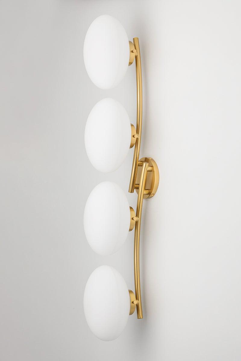 Lighting - Bath And Vanity Wagner 4 Light Bath Bracket // Aged Brass 