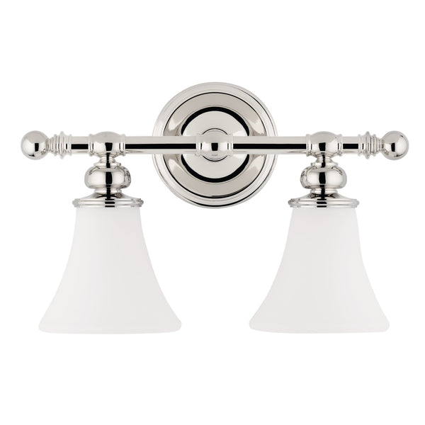 Lighting - Bath And Vanity Weston 2 Light Bath Bracket // Polished Nickel 