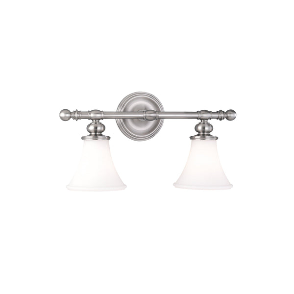 Lighting - Bath And Vanity Weston 2 Light Bath Bracket // Satin Nickel 