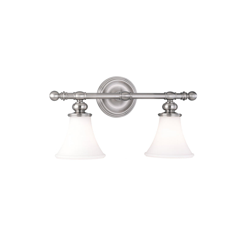 Lighting - Bath And Vanity Weston 2 Light Bath Bracket // Satin Nickel 