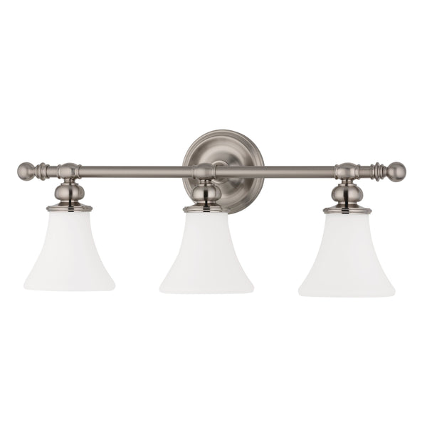 Lighting - Bath And Vanity Weston 3 Light Bath Bracket // Satin Nickel 