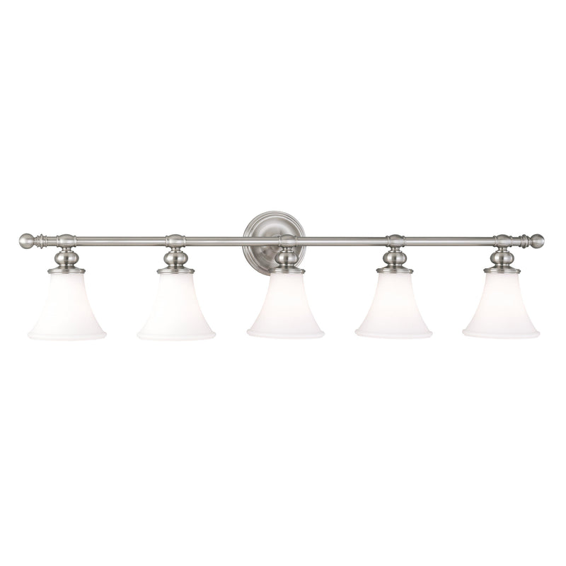 Lighting - Bath And Vanity Weston 5 Light Bath Bracket // Satin Nickel 