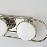 Lighting - Bath and Vanity Amy 2 Light Bath Sconce // Polished Nickel 