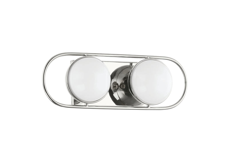 Lighting - Bath and Vanity Amy 2 Light Bath Sconce // Polished Nickel 