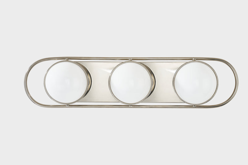 Lighting - Bath and Vanity Amy 3 Light Bath Sconce // Polished Nickel 