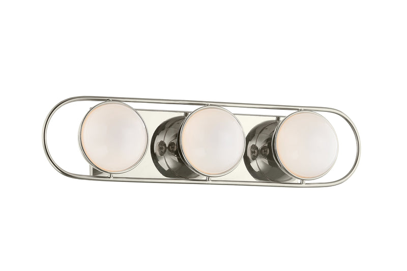 Lighting - Bath and Vanity Amy 3 Light Bath Sconce // Polished Nickel 