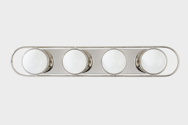 Lighting - Bath and Vanity Amy 4 Light Bath Sconce // Polished Nickel 