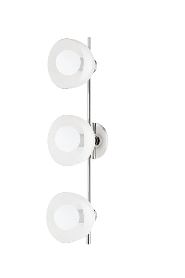 Lighting - Bath and Vanity Belle 3 Light Bath Sconce // Polished Nickel 