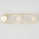 Lighting - Bath and Vanity Zora 3 Light Bath Sconce // Aged Brass 