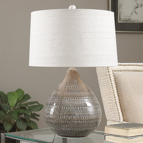 Lighting Batova Smoke Gray Lamp 