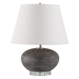 Lighting Beckley Gray Stone Table Lamp 