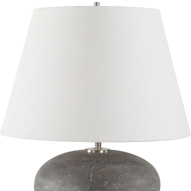 Lighting Beckley Gray Stone Table Lamp 