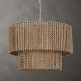 Lighting Biswas Woven Jute 1 Light Pendant 