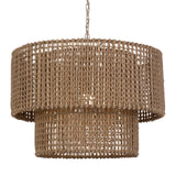 Lighting Biswas Woven Jute 1 Light Pendant 