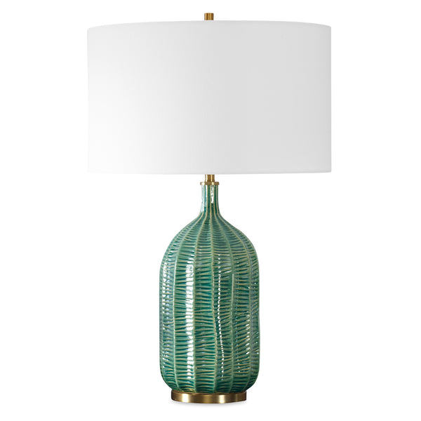 Lighting Bixby Green Table Lamp 