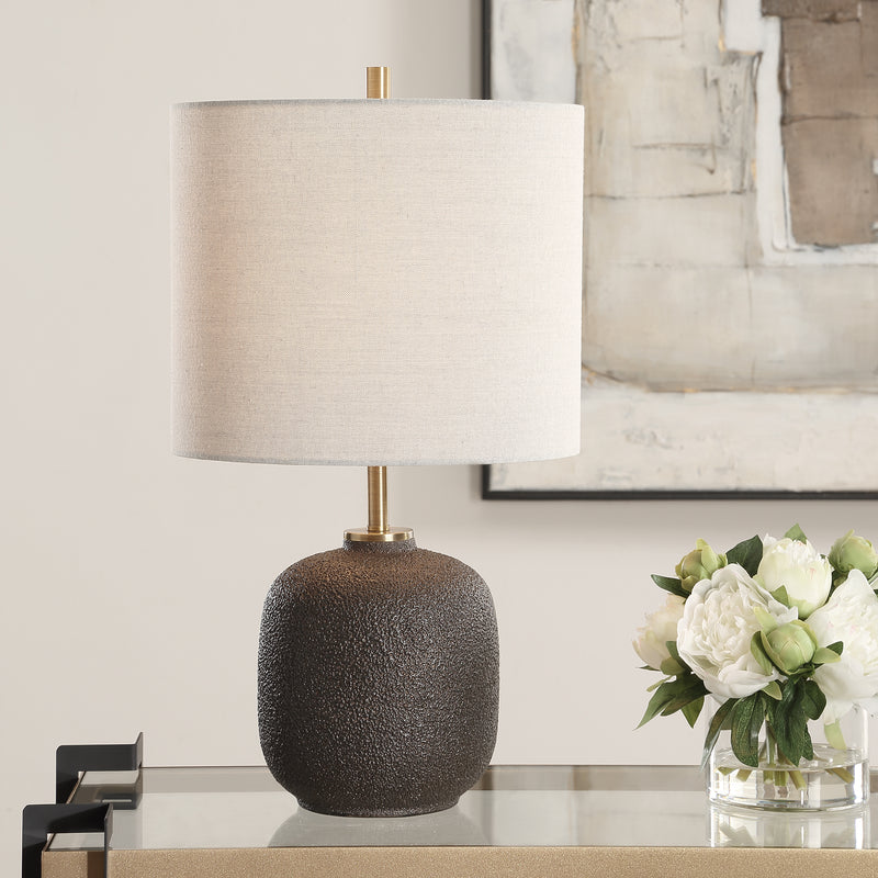 Lighting Blacktop Textured Buffet Lamp 