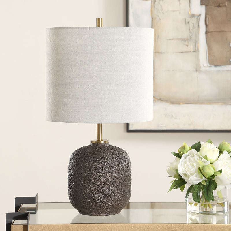 Lighting Blacktop Textured Buffet Lamp 
