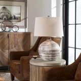 Lighting Bloxom Mocha Ivory Lamp 