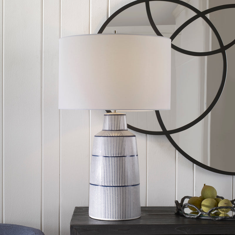Lighting Breton Nautical Stripe Table Lamp 