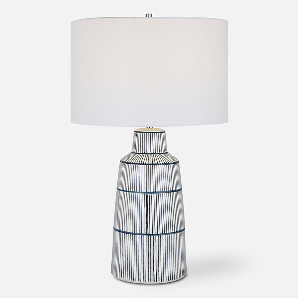 Lighting Breton Nautical Stripe Table Lamp 