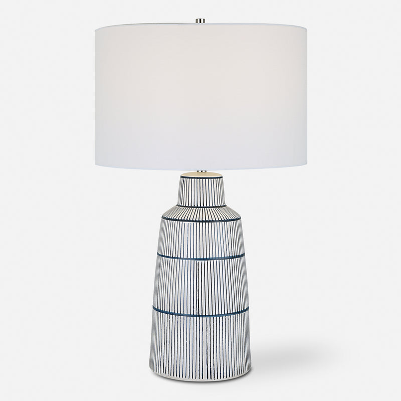 Lighting Breton Nautical Stripe Table Lamp 