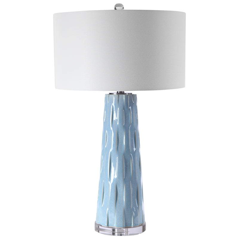 Lighting Brienne Light Blue Table Lamp 