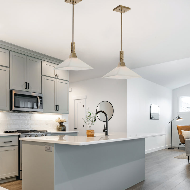 Lighting Brookdale Industrial 1 Light Pendant 