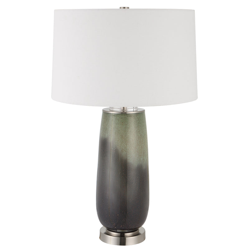 Lighting Campa Gray-Blue Table Lamp 