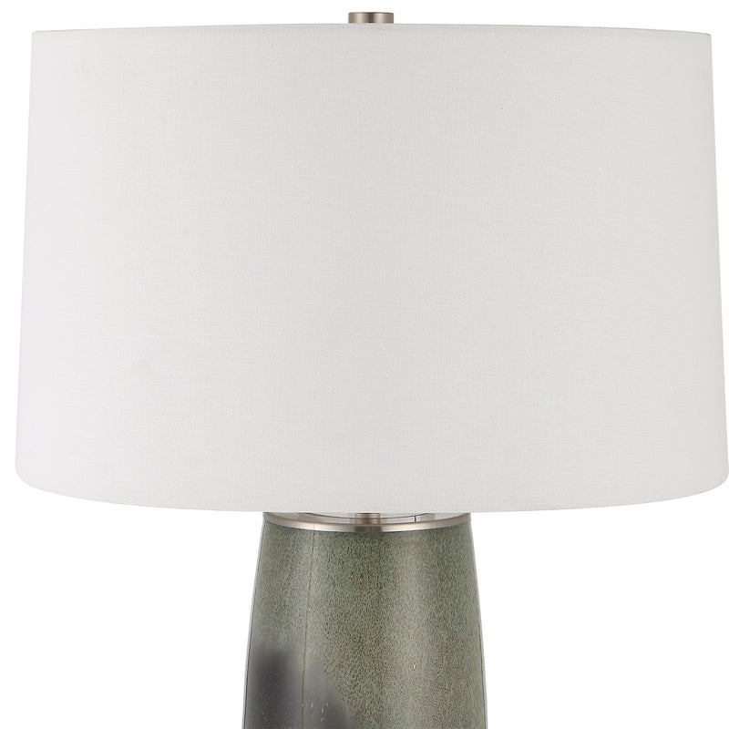 Lighting Campa Gray-Blue Table Lamp 