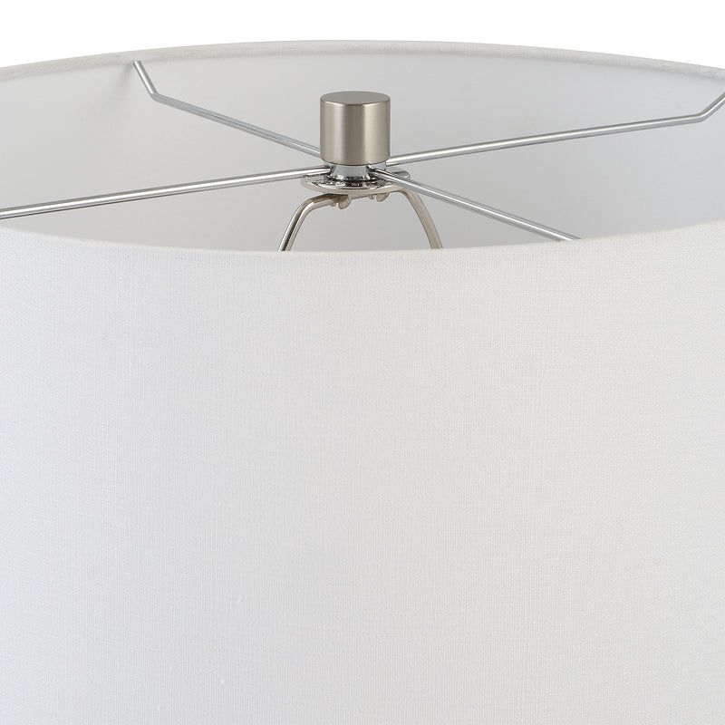 Lighting Campa Gray-Blue Table Lamp 