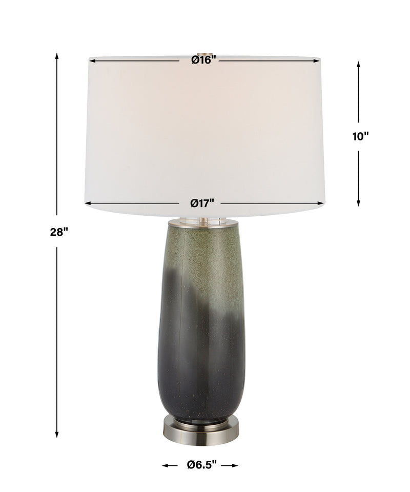 Lighting Campa Gray-Blue Table Lamp 