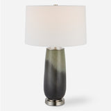 Lighting Campa Gray-Blue Table Lamp 