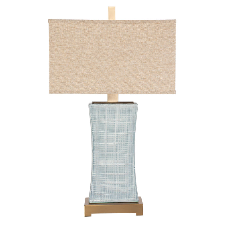 Lighting Cantarana Blue Gray Table Lamp 