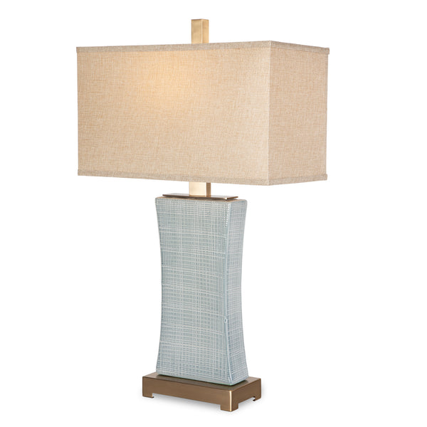Lighting Cantarana Blue Gray Table Lamp 