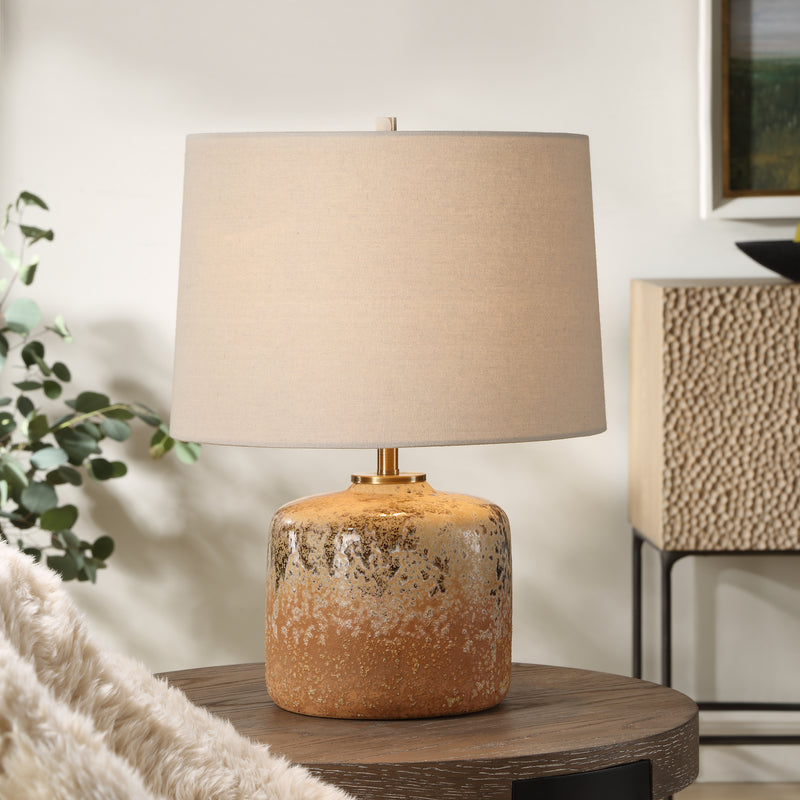 Lighting Canyon Textured Table Lamp 