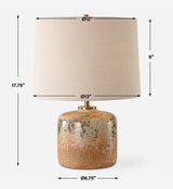 Lighting Canyon Textured Table Lamp 
