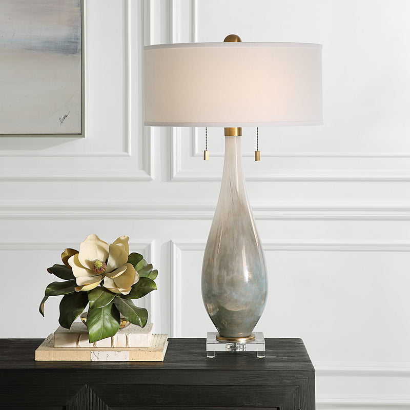 Lighting Cardoni Bronze Glass Table Lamp 