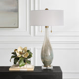 Lighting Cardoni Bronze Glass Table Lamp 