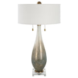 Lighting Cardoni Bronze Glass Table Lamp 