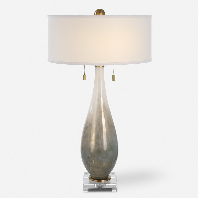 Lighting Cardoni Bronze Glass Table Lamp 