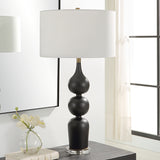 Lighting Caviar Black Table Lamp 