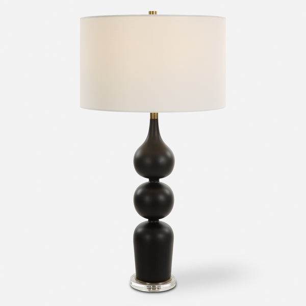 Lighting Caviar Black Table Lamp 