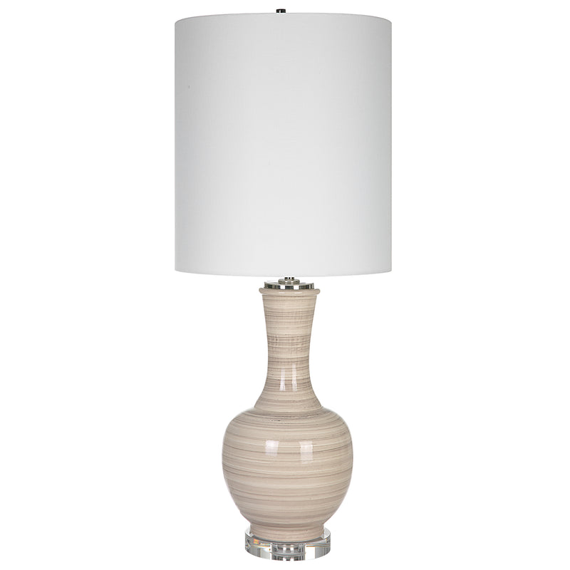Lighting Chalice Striped Table Lamp 