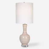 Lighting Chalice Striped Table Lamp 