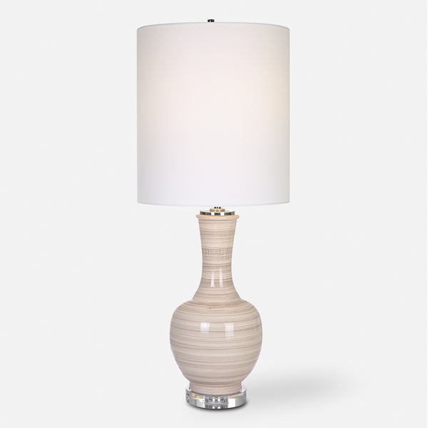 Lighting Chalice Striped Table Lamp 