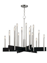 Lighting - Chandelier Abrams 18 Light Chandelier // Polished Nickel 