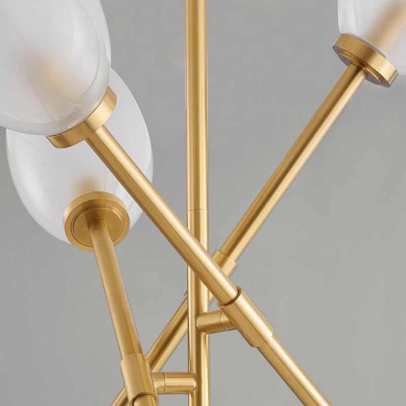 Lighting - Chandelier Alberton 6 Light Chandelier // Aged Brass 