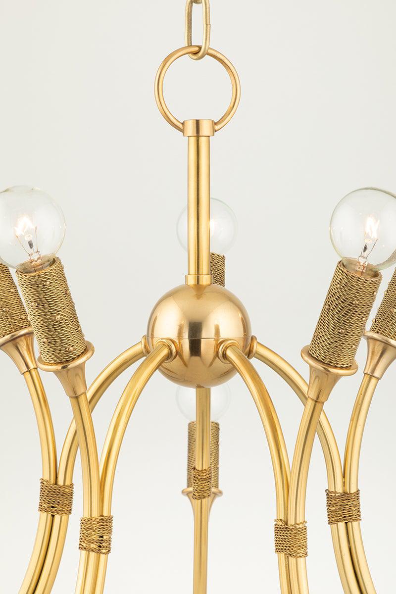 Lighting - Chandelier Amboy 10 Light Chandelier // Aged Brass 