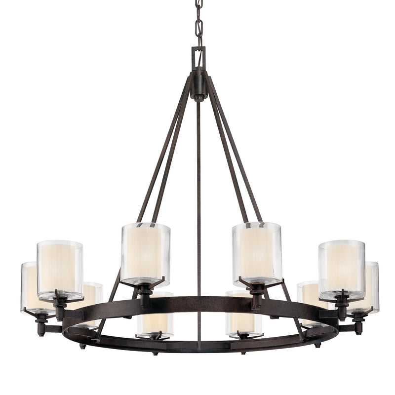 Lighting - Chandelier Arcadia 10 Light Chandelier // French Iron 